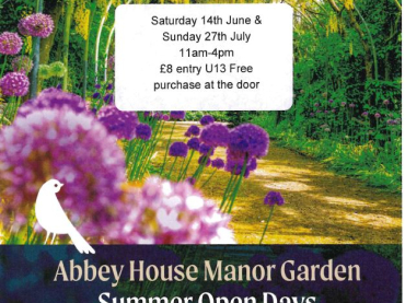 Abbey House Manor Garden Summer Open Days